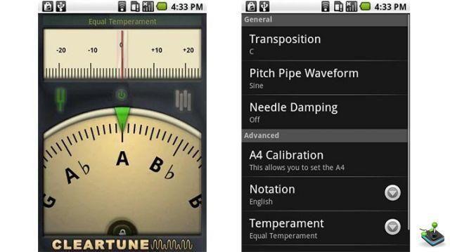 Las 10 mejores aplicaciones de afinador de guitarra en Android
