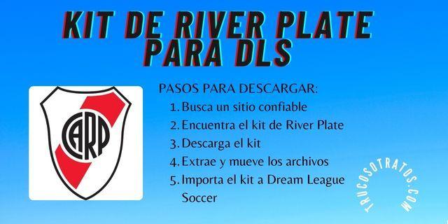 Kit de River Plate para Dream League Soccer
